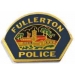 Fullerton, Ca Police Department Patch Pin
